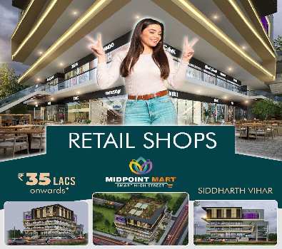 163 Sq.ft. Commercial Shops for Sale in Siddharth  Vihar, Ghaziabad